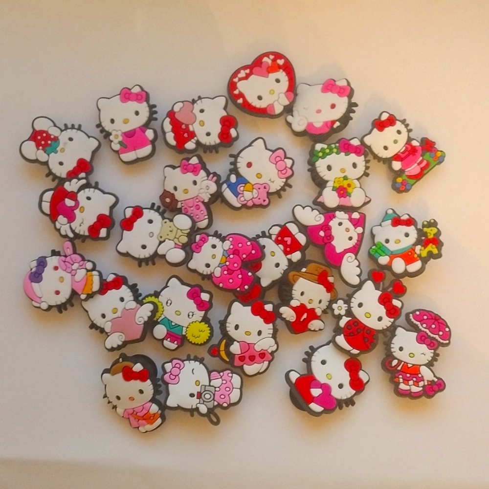 Hello Kitty croc Charms